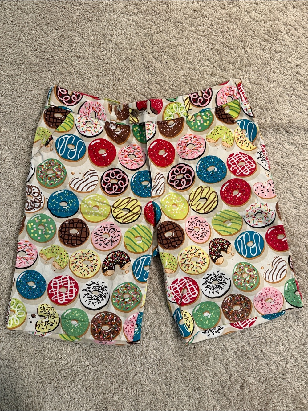 Loudmouth Donut golf shorts